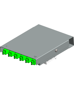 Бокс терминальный оптический Linea A - 12LC/APC RAL7035 RAL7035, Цвет RAL: 7035