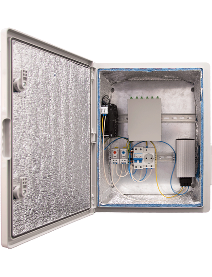 Термошкаф для видеонаблюдения пластиковый ТШПВО-2P16A-16A-75-24-6SC-403022 Standart, изображение 2