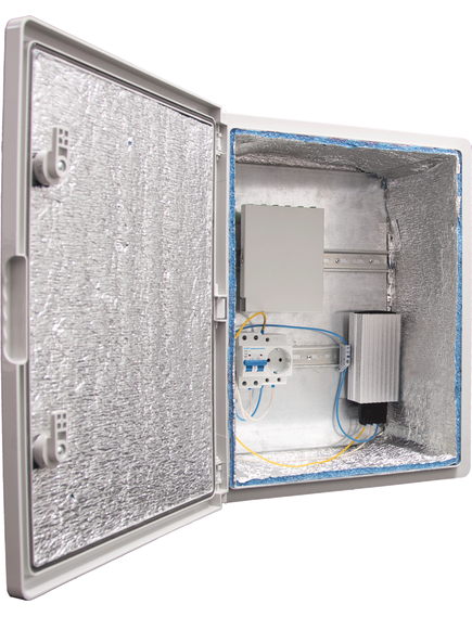 Термошкаф для видеонаблюдения пластиковый ТШПО-2P16A-16A-60-6SC-352515 Basic, изображение 4