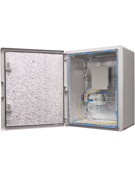 Термошкаф для видеонаблюдения пластиковый ТШПО-2P16A-16A-75-6SC-403022 Basic, изображение 2