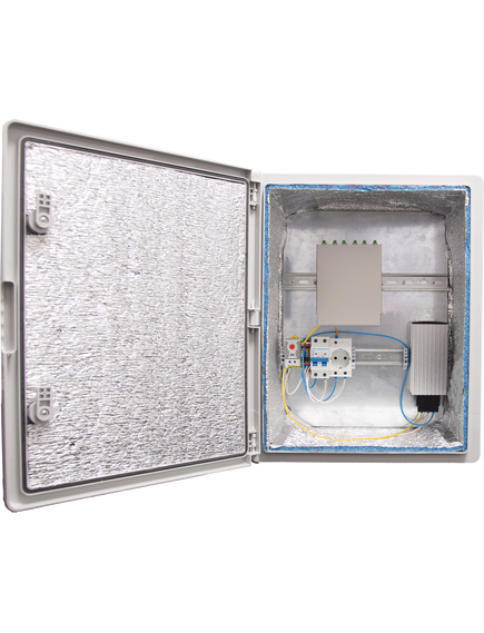 Термошкаф для видеонаблюдения пластиковый ТШПО-2P16A-16A-150-6SC-705025 Standart, изображение 3