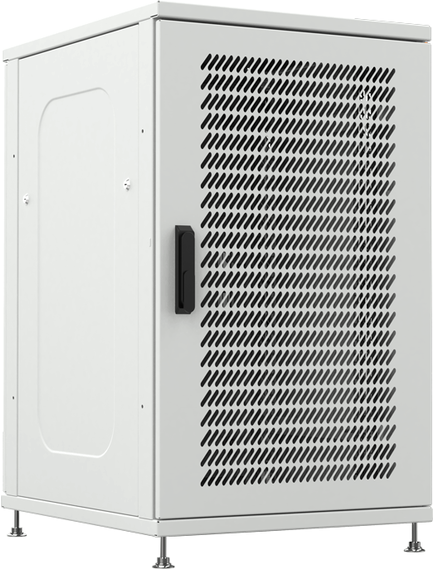 Шкаф телекоммуникационный напольный ШТНП-18U-600-1000-П-RAL7035