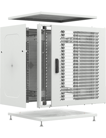 Шкаф телекоммуникационный напольный ШТНП-22U-800-800-ПП-RAL7035, изображение 3
