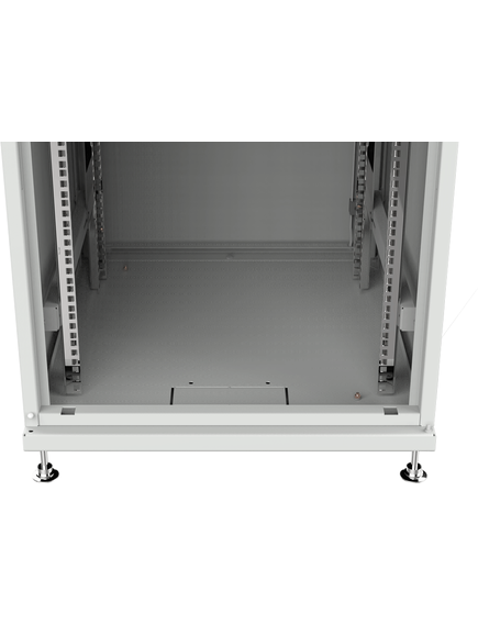 Шкаф телекоммуникационный напольный ШТНП-22U-600-1000-СМ-RAL7035, изображение 5 Шкаф телекоммуникационный напольный ШТНП-22U-600-1000-СМ-RAL7035, изображение 5
