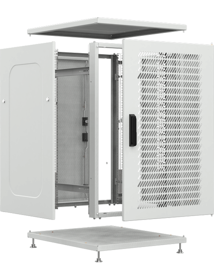 Шкаф телекоммуникационный напольный ШТНП-33U-600-1000-ПП-RAL7035, изображение 3
