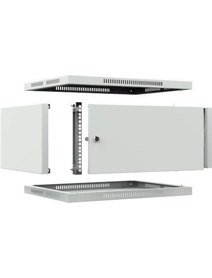 Шкаф телекоммуникационный настенный ШТНС-6U-600-350-М-RAL7035, изображение 5