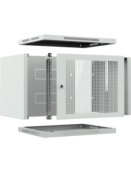 Шкаф телекоммуникационный настенный ШТНС-9U-600-350-П-RAL7035, изображение 3