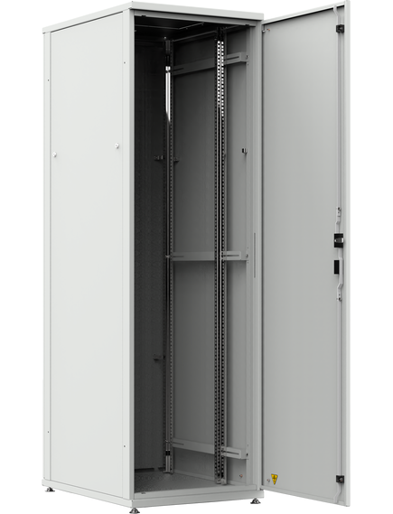 Шкаф телекоммуникационный напольный ШТНП-38U-600-1000-М-RAL7035, изображение 2 Шкаф телекоммуникационный напольный ШТНП-38U-600-1000-М-RAL7035, изображение 2