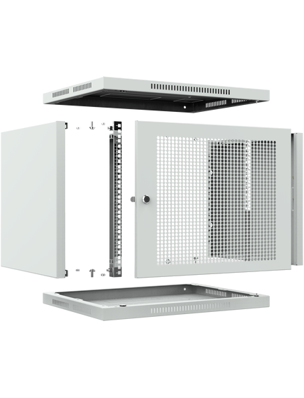 Шкаф телекоммуникационный настенный ШТНС-9U-600-450-П-RAL7035, изображение 5