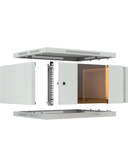 Шкаф телекоммуникационный настенный ШТНС-6U-600-450-С-RAL7035, изображение 6