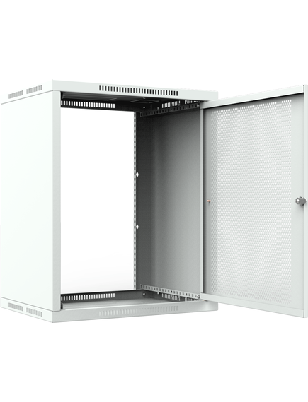 Шкаф телекоммуникационный настенный ШТНС-15U-600-650-П-RAL7035, изображение 2 Шкаф телекоммуникационный настенный ШТНС-15U-600-650-П-RAL7035, изображение 2