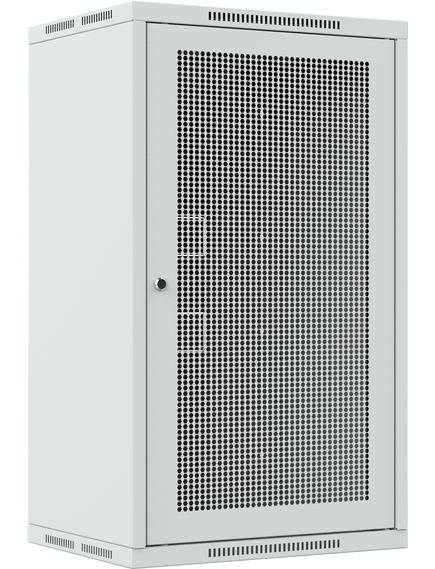 Шкаф телекоммуникационный настенный ШТНС-18U-600-550-П-RAL7035