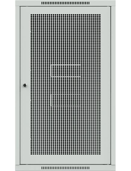 Шкаф телекоммуникационный настенный ШТНС-18U-600-350-П-RAL7035, изображение 3 Шкаф телекоммуникационный настенный ШТНС-18U-600-350-П-RAL7035, изображение 3