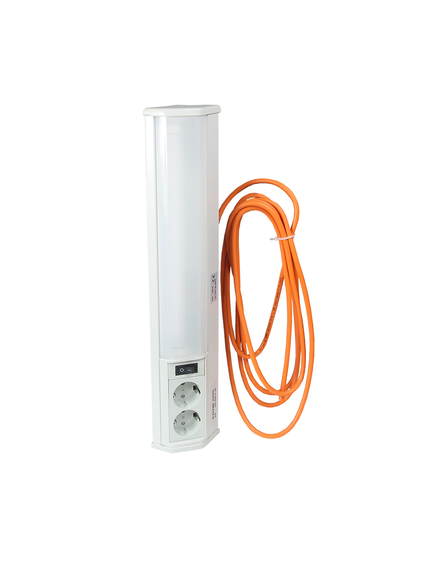 Светильник люминесцентный 13 Вт, с 2-мя розетками, 220 В