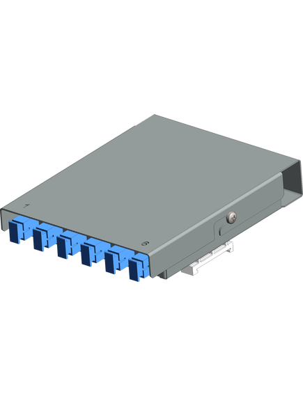 Бокс терминальный оптический Linea A - 6SC/UPC RAL7035, Цвет RAL: 7035