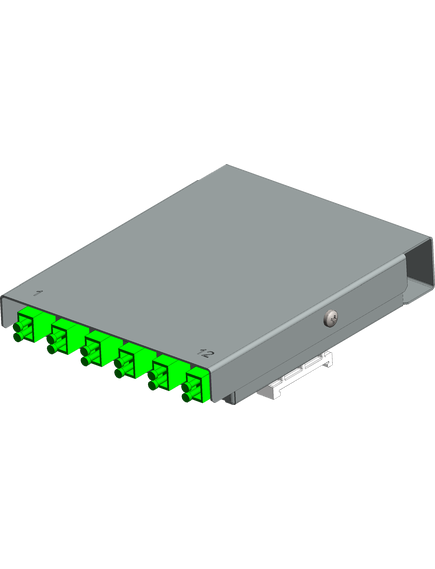 Бокс терминальный оптический Linea A - 12LC/APC RAL7035 RAL7035, Цвет RAL: 7035