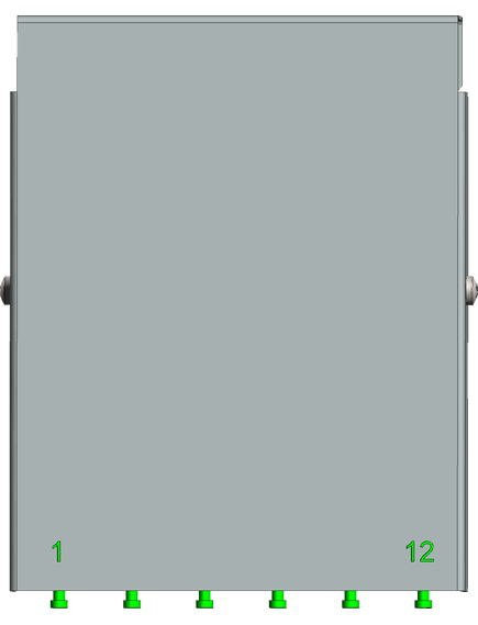 Бокс терминальный оптический Linea A - 12LC/APC RAL7035 RAL7035, Цвет RAL: 7035, изображение 2