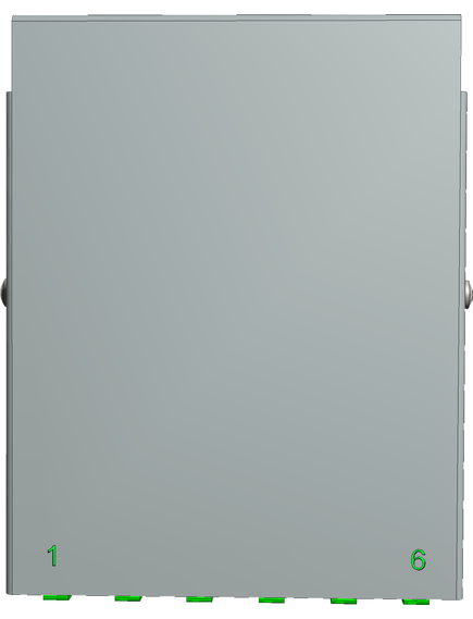 Бокс терминальный оптический Linea A - 6SC/APC RAL9005, Цвет RAL: 9005, изображение 2