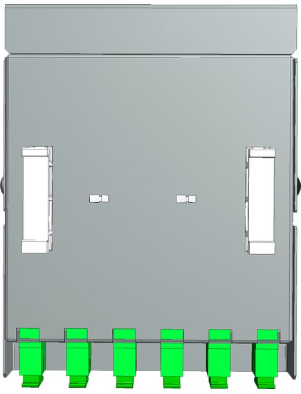 Бокс терминальный оптический Linea A - 6SC/APC RAL9005, Цвет RAL: 9005, изображение 3