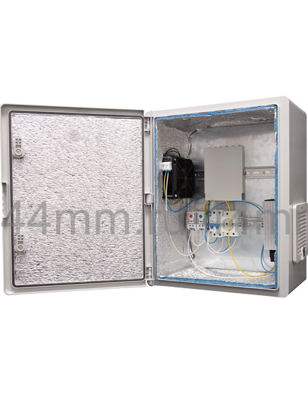 Термошкаф для видеонаблюдения пластиковый ТШПВО-2P16A-16A-100-65-6SC-504024 Basic